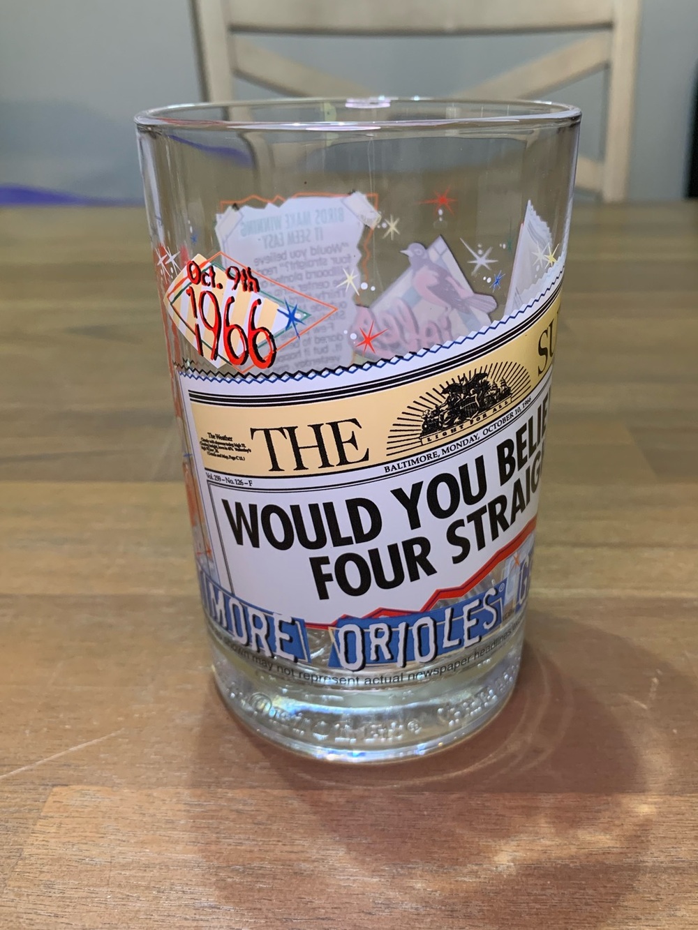 Vintage McDonald’s Orioles Glass
